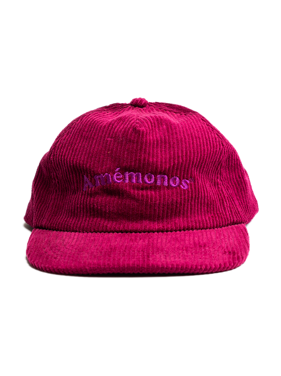 Snapback de pana magenta